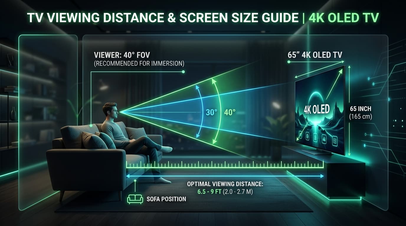Guida alla Dimensione TV Ideale: Distanza dal Divano, Risoluzione e Pollici